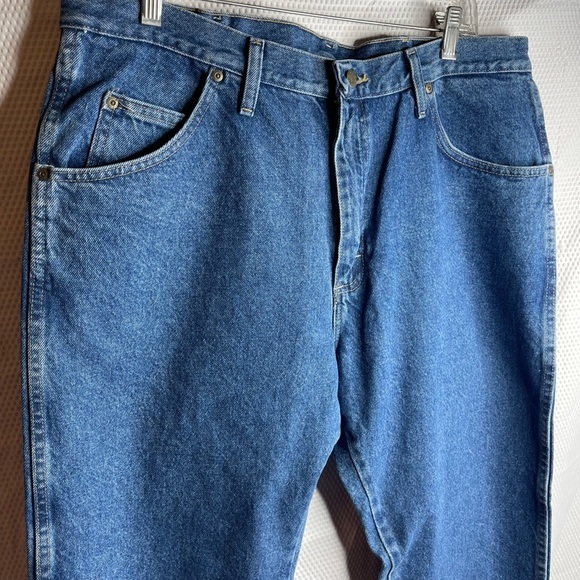Wrangler 5 Star Premium Denim Jeans Men Size 38X29 JIM-x111-009 - Picture 3 of 6